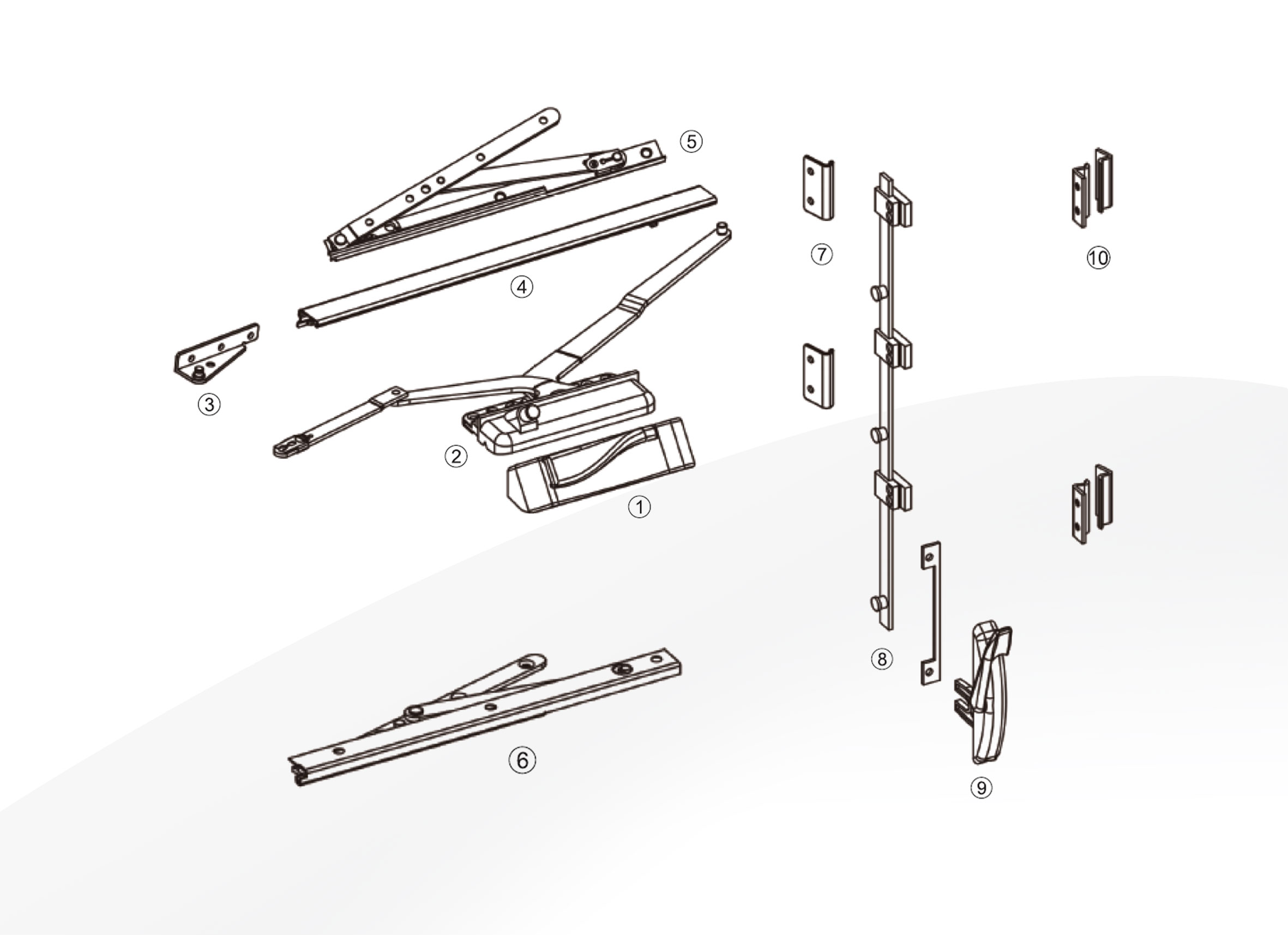 Awning windw operator system