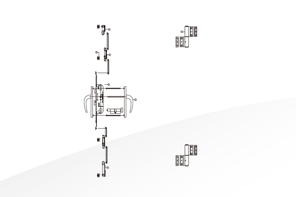 Hardware for casement door